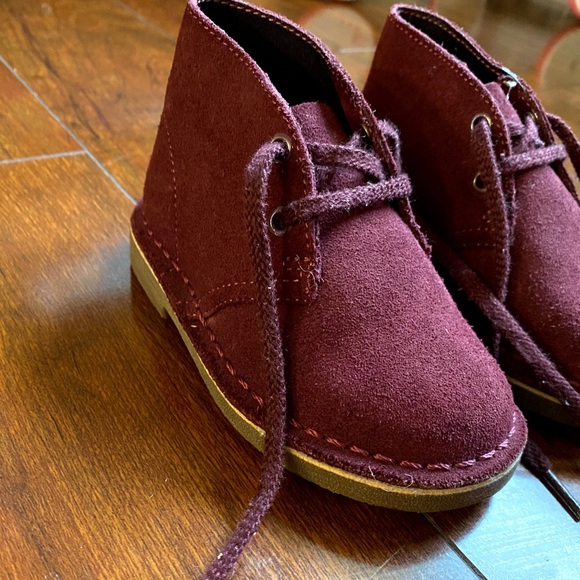 Clarks Other - Baby boy burgundy Clark’s